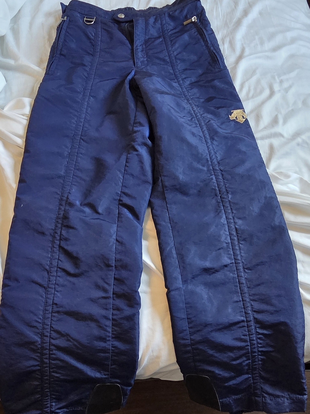 Descente Mens 32 Navy Blue Insulated Ski Pants